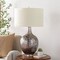 Tiwari Home 32.5" Contemporary Style Table Lamp with Ivory Polyester Shade